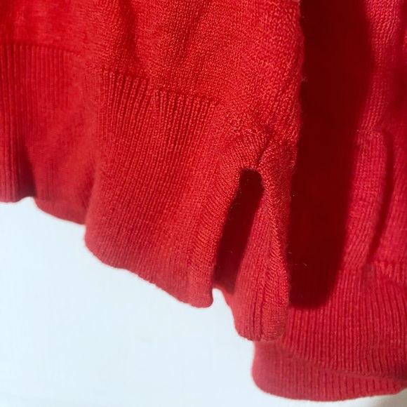 SMARTSET red long sleeve top size M - Picture 5 of 6